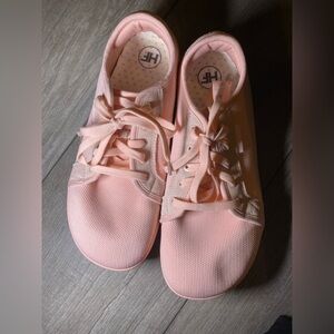 EUC Pale Pink WITHIN Barefoot Zero Drop Lace Up Sneakers Athletic Shoes